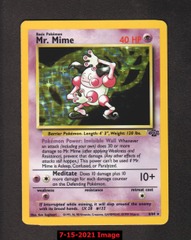 (MISCUT) Mr. Mime - 6/64 - Holo Rare - Unlimited Edition